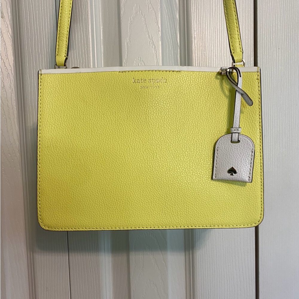 🍀Kate Spade Limelight Yellow Crossbody Bag
